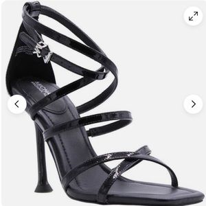 Michael Kors Imani Patent Leather Strappy Dress Sandals